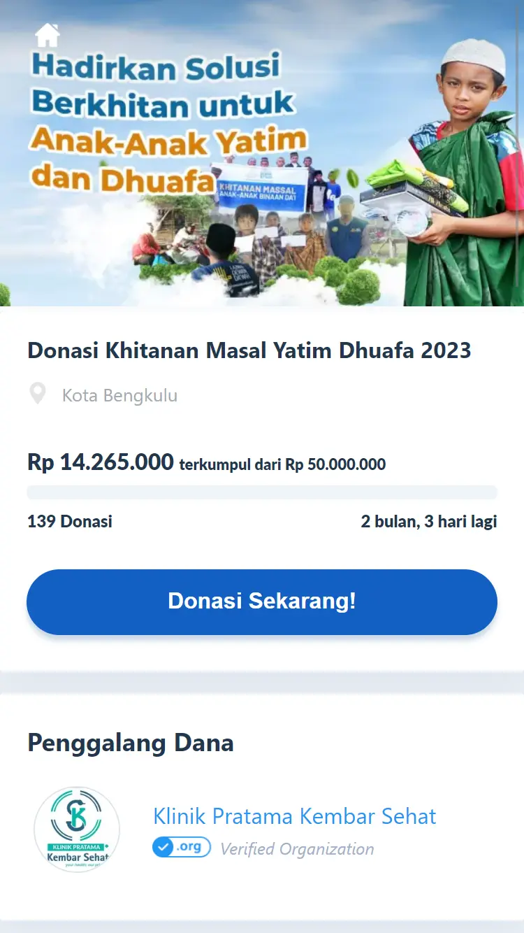 Jasa Pembuatan Website Donasi