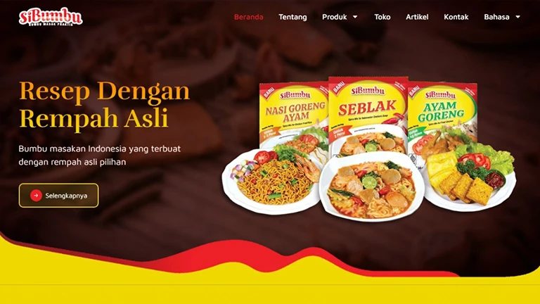SiBumbu Portfolio Juraganweb